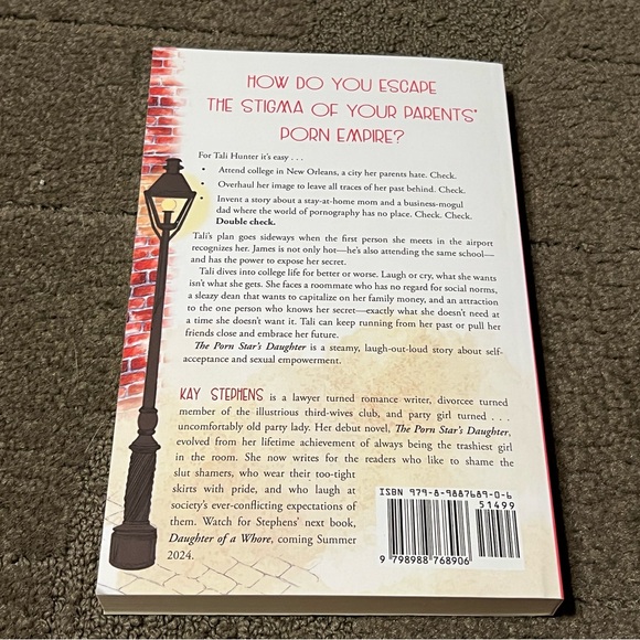 *6 for $10* The Porn Star’s Daughter: A Novel by Kay Stephens SIGNED Paperback - Picture 2 of 8